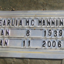 Perlia M Manning Gravesite
