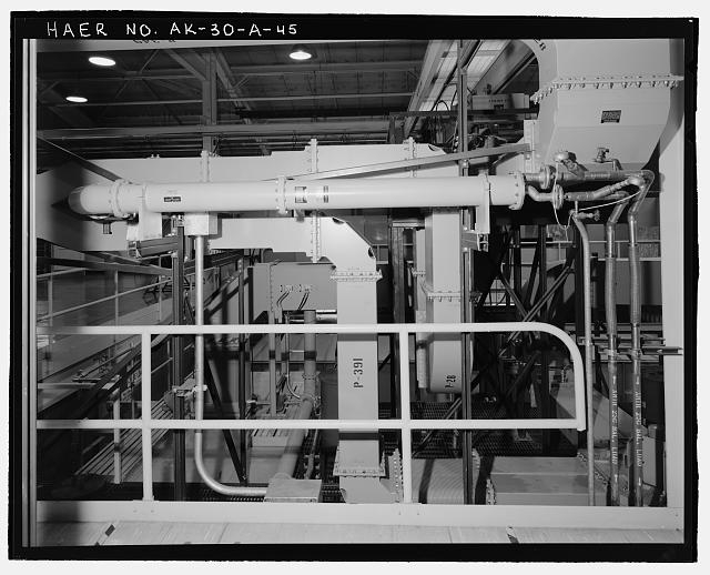 45. Building 102, view of waveguide "coaxial waste load"...
