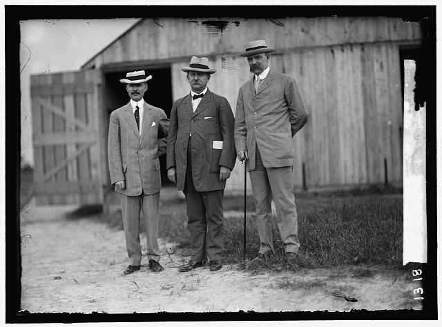 WRIGHT FLIGHTS, FORT MYER, VA, JULY 1909. SPECTATORS:...