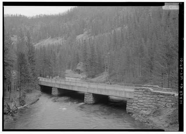 1. EAST ELEVATION - Gibbon River Bridge No. 1, Spanning...