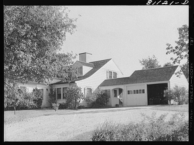 Home of advertising executive in Westport, Connecticut...