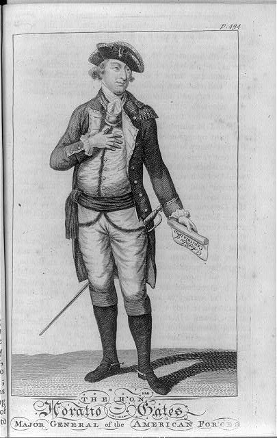 The honble. Horatio Gates, major general of the American...