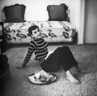 Young Audrey Hepburn, 1947