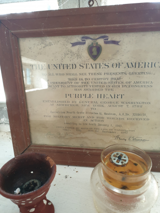 Nicholas W Boudros Purple Heart