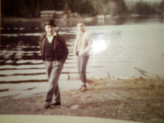 My Dad, John Bertsch Sr. and son, John Russell Bertsch at Lake Roesiger, Wa