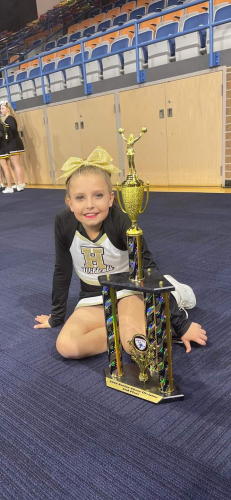 Kendyl cheer competition won 2nd place 