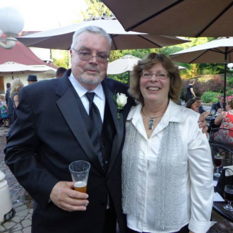 Kathleen M Graney with her father