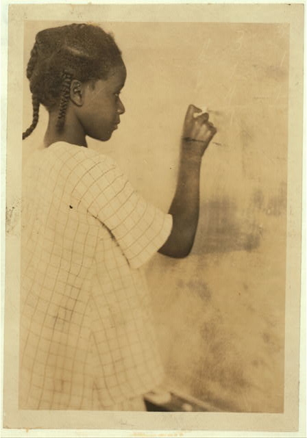 A Pupil in Pleasant Green School - Pocahontas Co. (See...