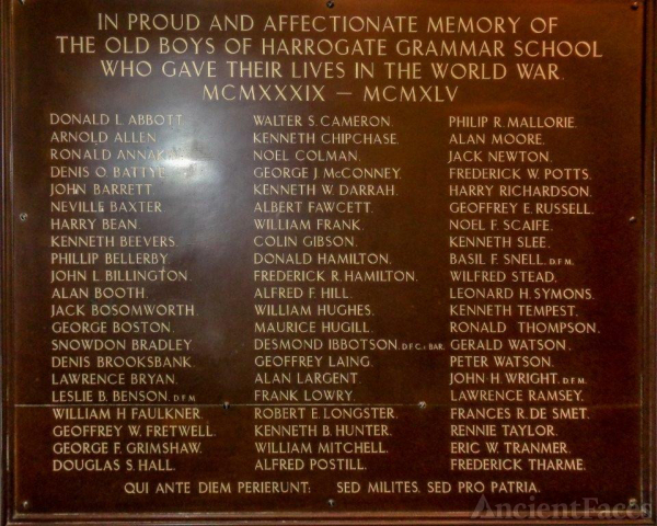 Roll of Honour