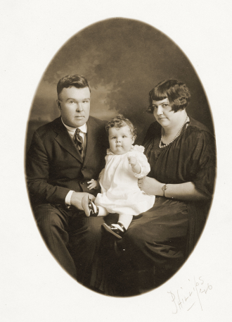 Everett, Gladys, and Warren Van Kleeck
