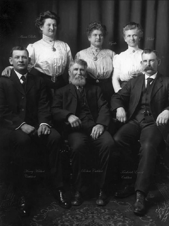 Robert Cuthbert and family