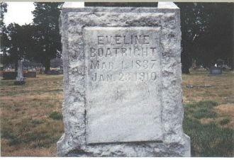 Headstone Mary Eveline Miller