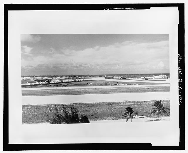 WAKE ISLAND AIRFIELD TERMINAL, BUILDING 1502 LOOKING...