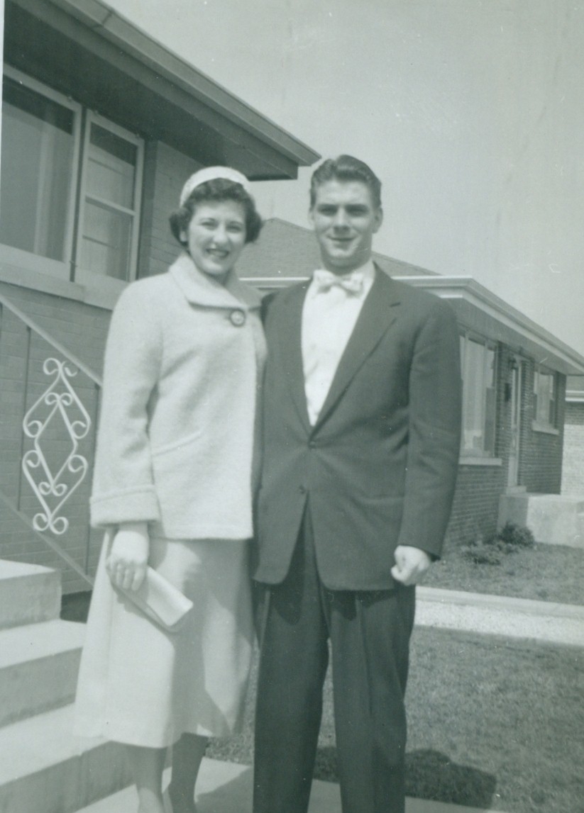 Mom & Dad Emmering, 1955
