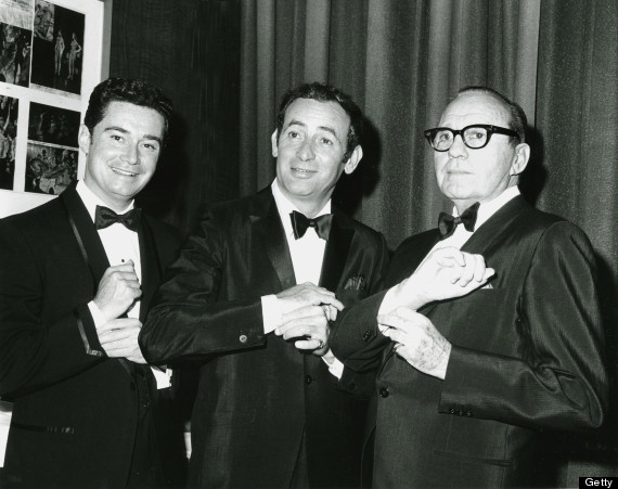 Regis Philbin, Joey Bishop, and Jack Benny
