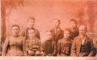 Wm Reece Bowen Family 1890