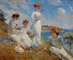 Impressionist Painting by Frank W. Benson
