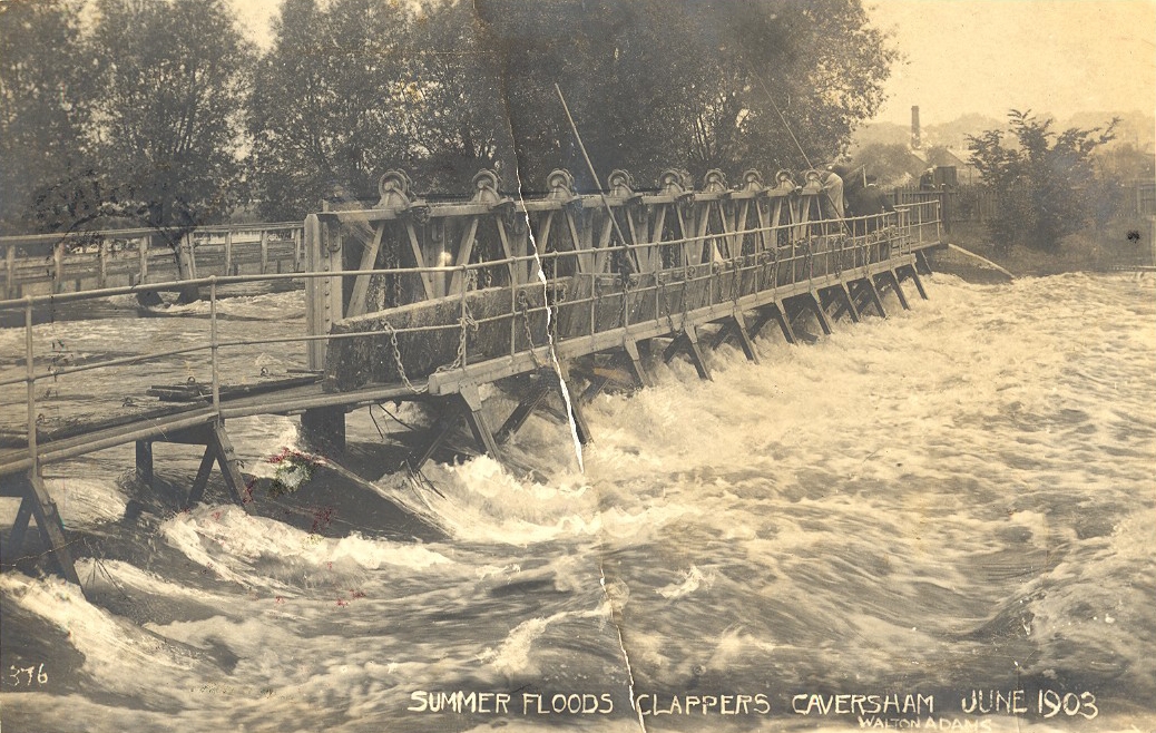 Summer Floods, Clappers Caversham 1903