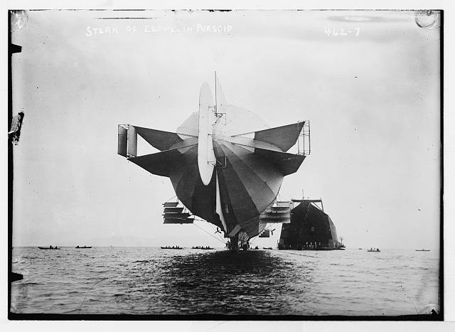 Stern of Zeppelin airship
