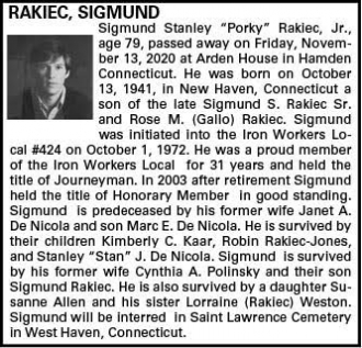 Sigmund S Rakiec Jr Sigmund S Rakiec Jr