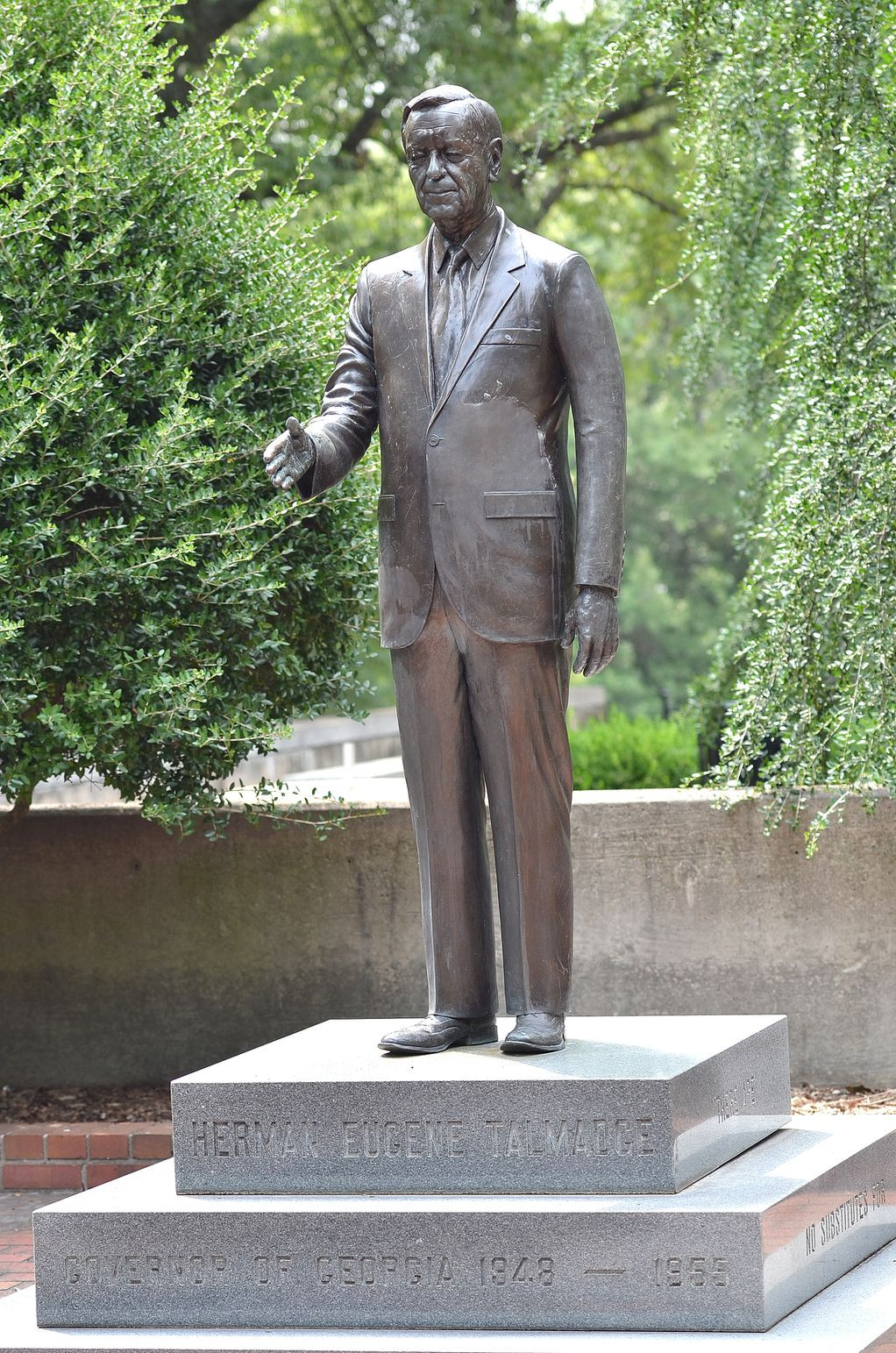 His statue is in Atlanta.