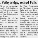 Kleah L. Pethybridge, retired Falls teacher
