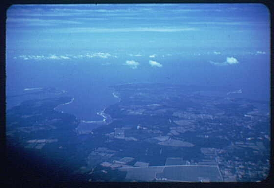 Aerial views over Long Island. View II