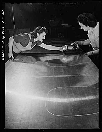 Bell Aircraft Corporation. Niagara Falls, New York. Woman...