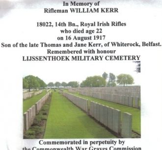 William Kerr gravesite