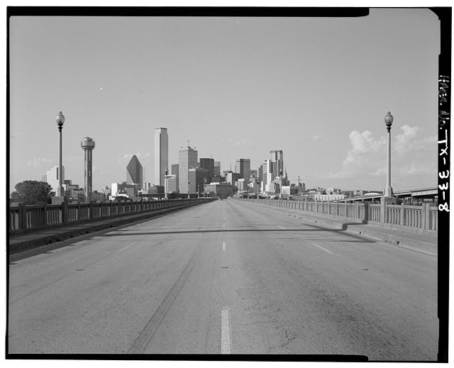 8. VIEW OF DECK FROM S, LOOKING N. - Dallas-Oak Cliff...
