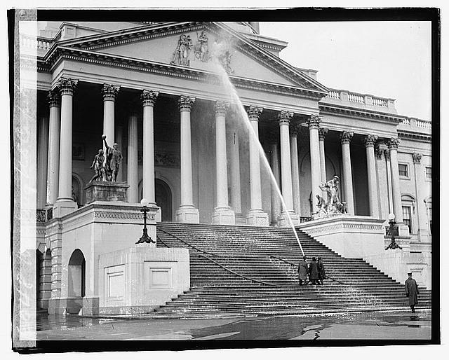 Washing U.S. Capitol