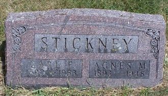 tombstone--Carl Stickney