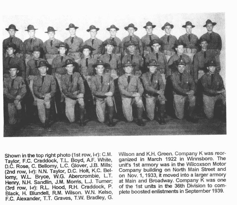 Winnsboro Company K - 3rd Battalion