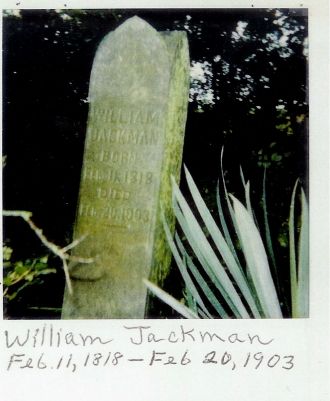 William Monroe Jackman - 1818-1903