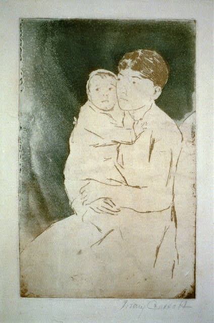 Nurse and baby Bill, no. 2 / Mary Cassatt