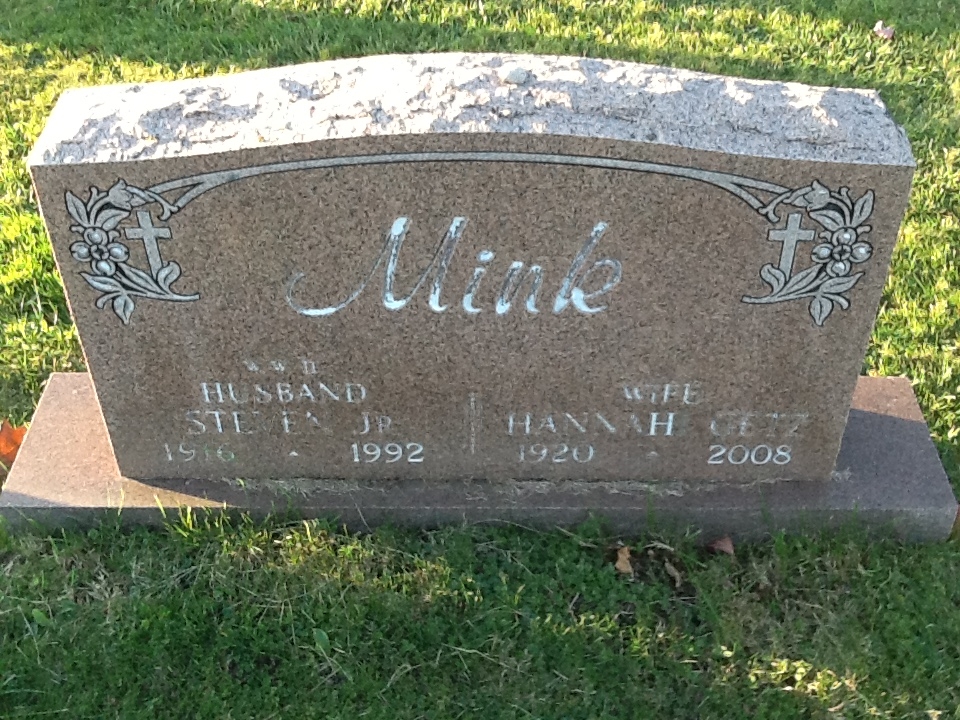 Steven & Hannah Mink gravesite