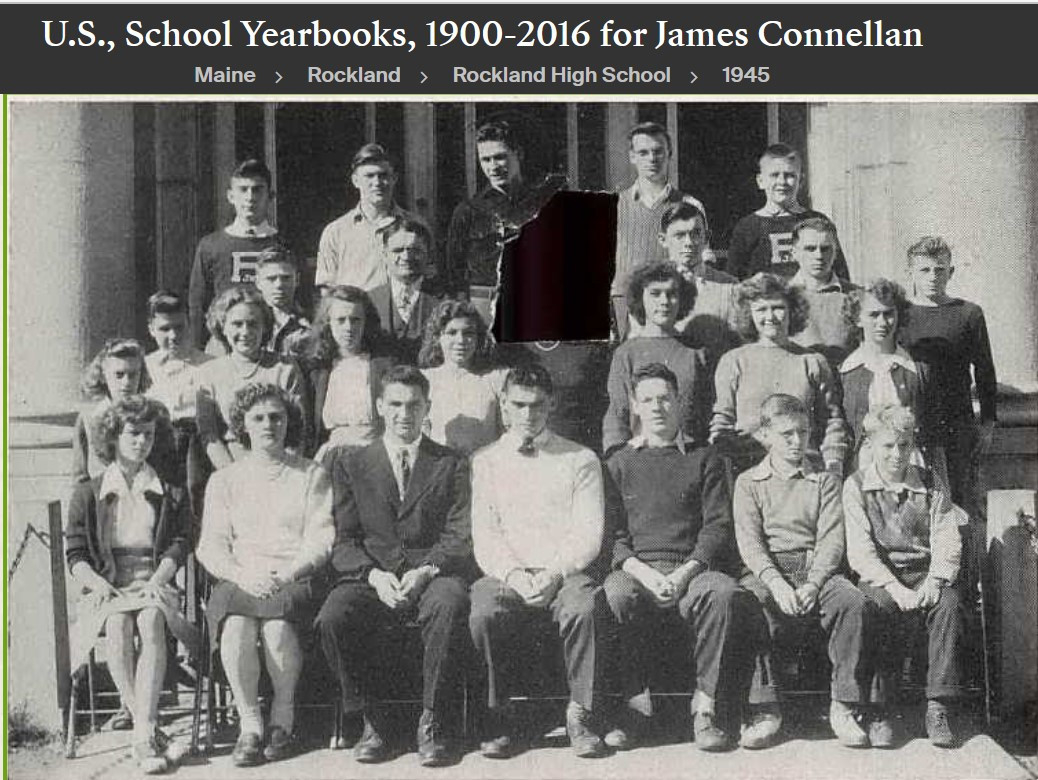 James Mcdevitt "Jimmy" Connellan--U.S., School Yearbooks, 1900-2016(1945)Junior and Senior High Student Council -a