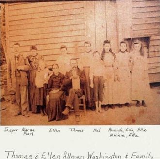 Thomas & and Elendor Allman Washington Family