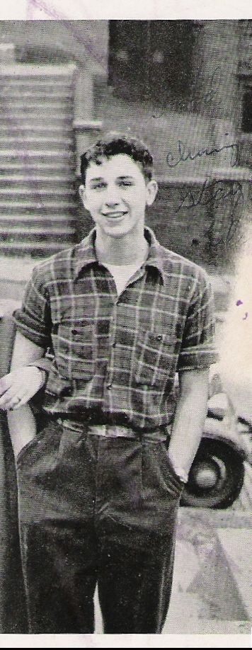 My dad in college