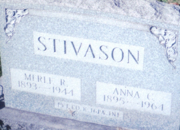 Anna and Merle (R.) Stivason Gravesite