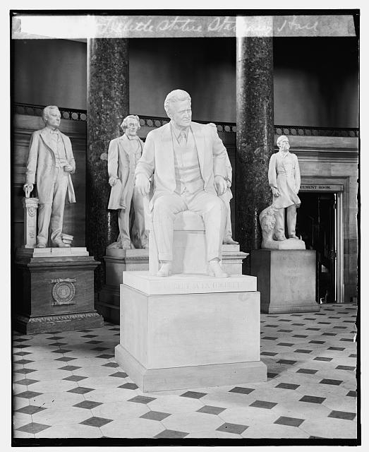 La Follette Statue, Statuary Hall, [4/29/29]