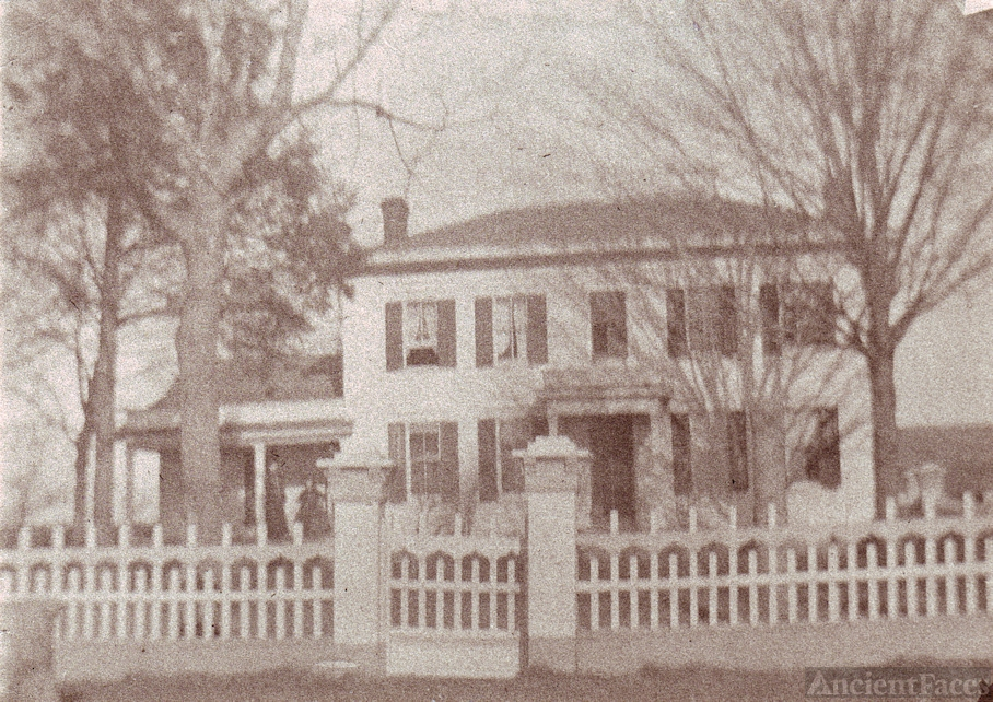 Amos Woodward farmhouse, Joy Prairie, Illinois