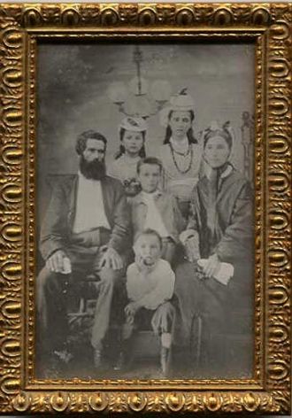 Louis & Victoria Schoen family, 1873