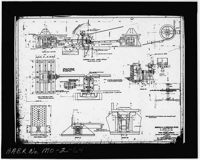 64. Photocopy of drawing (original plan M11) BRIDGE...