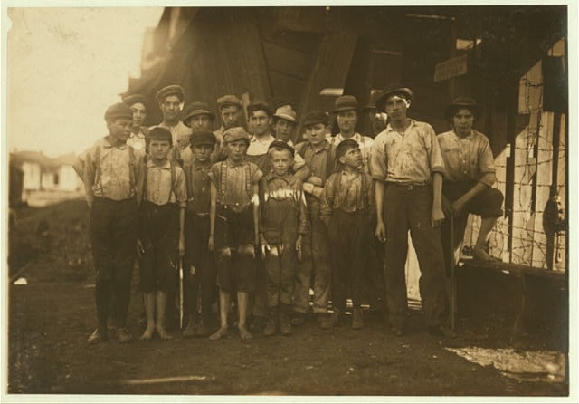 "OUR BABY DOFFER" and some of the other infants working...