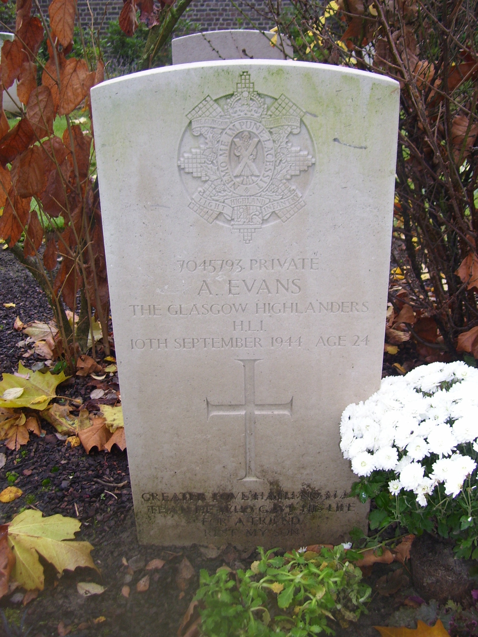 Albert  Evans gravesite