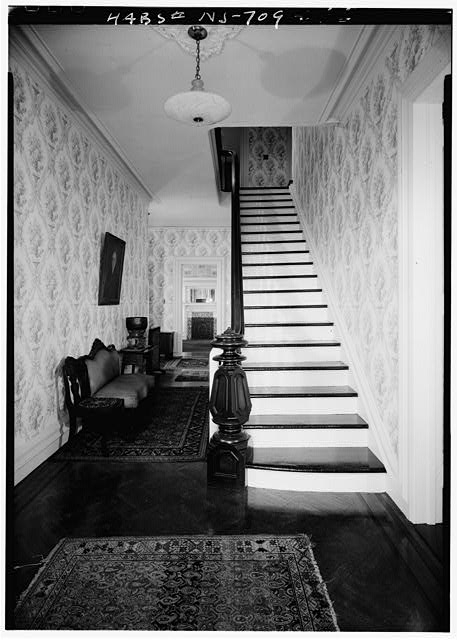 5. May 1960 ENTRANCE HALL VIEW SHOWING MAIN STAIRWAY -...