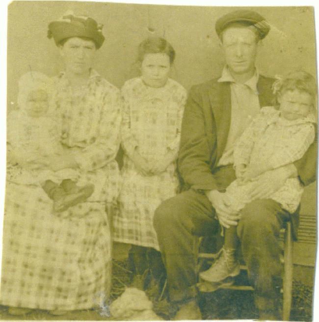 maudie and will blevins and 3 daughters