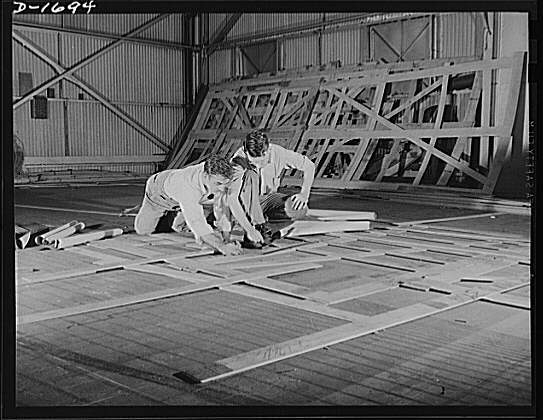 Shipbuilding (Newport News). These are mold loft workers...
