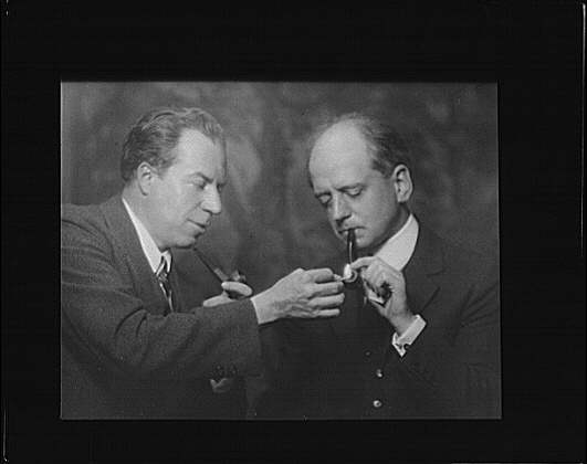 Portrait photograph of Christopher Morley and Mitchell...